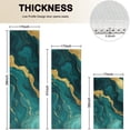 thumbnail image 4 of Teal and Gold Marble Glitter Dots Pattern Kitchen Rugs Sets Of 3,Kitchen Runner Rugs Non Skid Washable,Decorative Kitchen Floor Mats for Kitchen,Sink,Laundry,17"x30"+ 17"x47" + 17"x59", 4 of 6