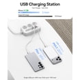 thumbnail image 3 of ORICO 10-in-1 Desktop Power Strip, Upgraded USB C Charging Station with GaN Technology, 6 AC Outlets, 4 USB Ports (2 USB C, 20W PD), Surge Protector, Flat Plug, 5 Colors – For Home Office Dorm(15FT), 3 of 9