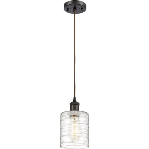Innovations Lighting - Cobbleskill - 1 Light Cord Hung Mini Pendant In