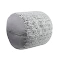 thumbnail image 2 of Puff Otomán Benzara Moderno Chenille Gris Claro Redondo 40 cm, 2 of 6