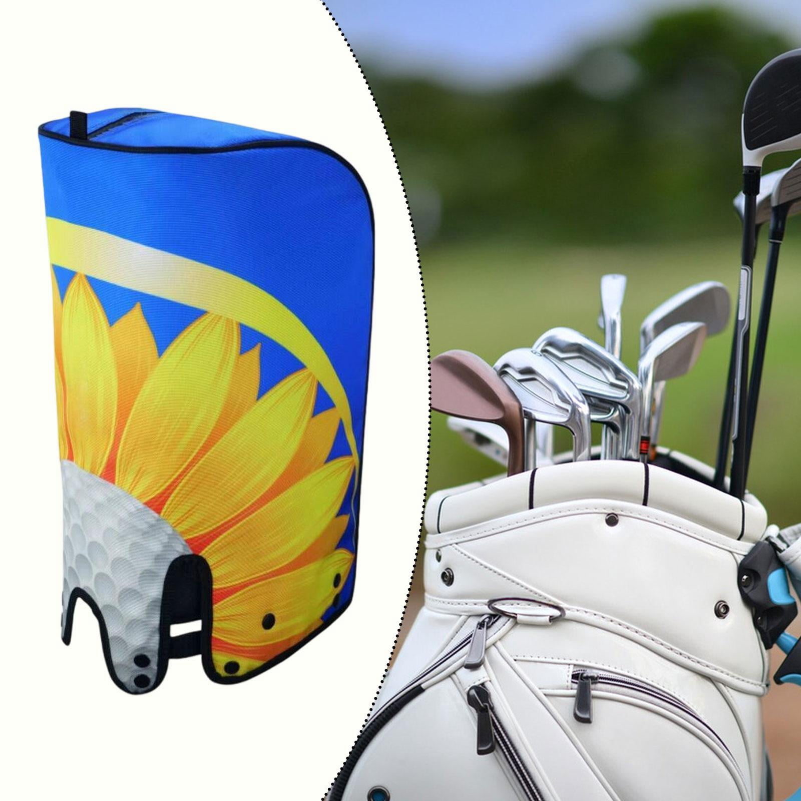 funtasica Golf Bag Cover Club Protection for Men Women Golfer Gift Portable Rain Cover
