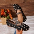 thumbnail image 2 of Rvasteizo Womens Stripe Print Shoes Pull-On Flat Breathable Summer Lightweight, 2 of 5
