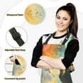 thumbnail image 2 of Black and White Cats Fight Apron Set with Oven Mitts Pot Holders Set of 5 Kitchen Stuff Accessories, 2 of 6