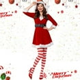 thumbnail image 5 of oqasdz Christmas Dresses for Women Elegant Party Dress for Festive Holiday Celebration Outfits Adult Santa Gown Performance Christmas Outfits, 5 of 7