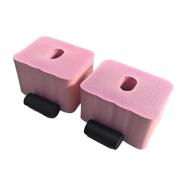 Soportes para flexiones, 2 almohadillas de apoyo, empuñaduras cómodas, equipo de entrenamiento de fuerza, protector de manos y muñecas, esponja para Rosa