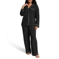 thumbnail image 1 of Conjunto de pijama Victoria's Secret modal de manga larga para mujer, 1 of 6