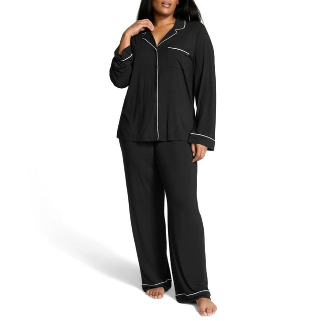 Conjunto de pijama Victoria's Secret modal de manga larga para mujer