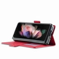 thumbnail image 4 of Dteck for Samsung Galaxy Z Fold 4 5G Case, Galaxy Z Fold 4 Leather Case, PU Leather + Hard PC Shell Ultra Thin Slim Durable Protective Phone Case Cover,Red, 4 of 5