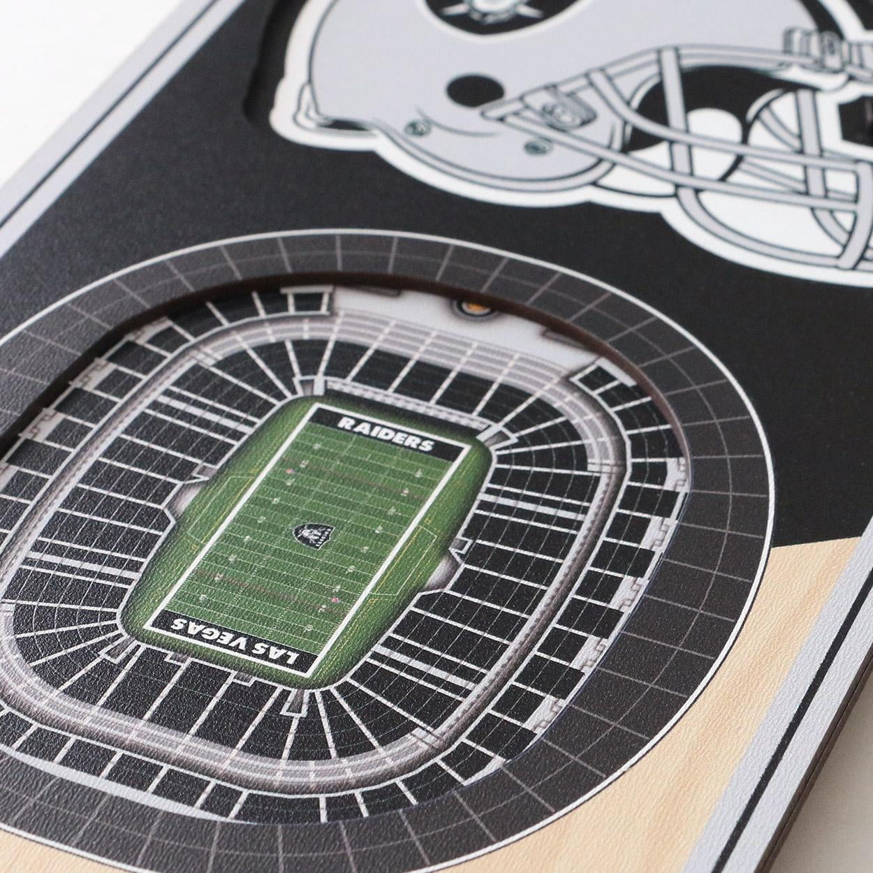 YouTheFan NFL Las Vegas Raiders 3D Stadium Banner 6x19