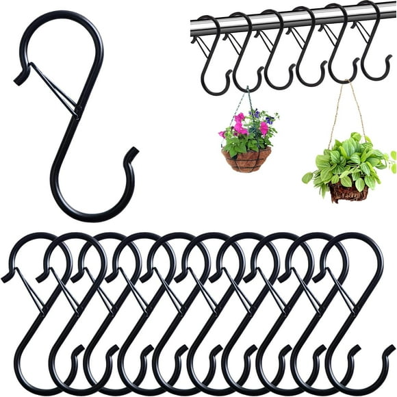 EcoNesxp Hook Heavy Duty Large Black Metal Hook