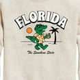 thumbnail image 3 of Instant Message - Florida, The Sunshine State - Toddler & Youth Crewneck Fleece Sweatshirt, 3 of 6