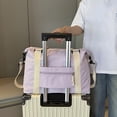thumbnail image 6 of Roomy Tear Resistant Oxford Cloth Travel Bags Handbag Perfect For Short Trip With Handheld Shoulder Carrying Option, 6 of 21