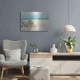 thumbnail image 6 of Luxe Metal Art "Seaside Morning 1" by Danhui Nai, Giclee, Metal Wall Art, 24"x16", 6 of 8