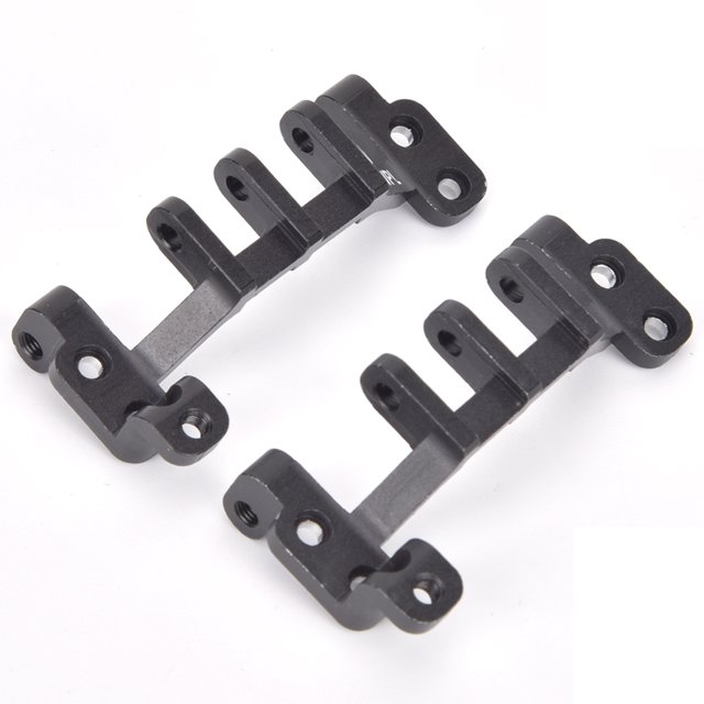 Base de barra de tracción de metal ANGGREK 2 piezas procesamiento CNC alta dureza para automóvil RC