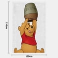 thumbnail image 4 of Winnie the Pooh Throw Blanket Ultra-Soft Comfortable Blankets Flannel Fits Couch Sofa Office Suitable for All Season 40"x60", 4 of 10