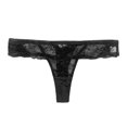 thumbnail image 2 of HUPOM Satin Panties Underwear For Women High Waist Leisure Tie Seamless Waistband Black S, 2 of 8