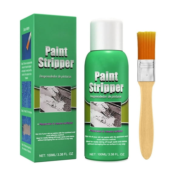 Riforla Efficient Paint Stripper High Efficiency Paint Remover for Metal Automotive Paint Stripper Power Paint Remover Streak Paint Stripper Strong Paint Remover Strips Old Paint 100ml Green