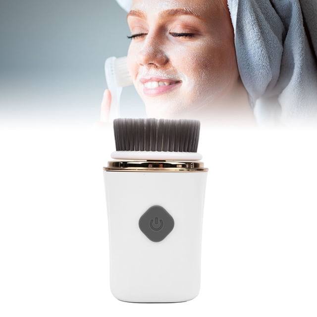 Cepillo Exfoliante Facial Eléctrico 2 En 1, Depurador Facial Giratorio Con Cabezales De Cepillo Suaves Y De Silicona Para Una Limpieza Profunda