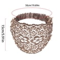 thumbnail image 3 of Ticikt Boho-Chic & Pearl Embellished Wide Headbands, Floral Beaded Lace Elastic Headband Suitable for Daily Wear and Weddings Stylingvarious Holidays,Color:Green, 3 of 3