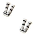 thumbnail image 2 of sweethay 2 piezas de calcetines altos hasta el muslo para Cosplay, calcetines cálidos antideslizantes, botas, accesorios de esquí, suministros Type7 NO7, 2 of 6