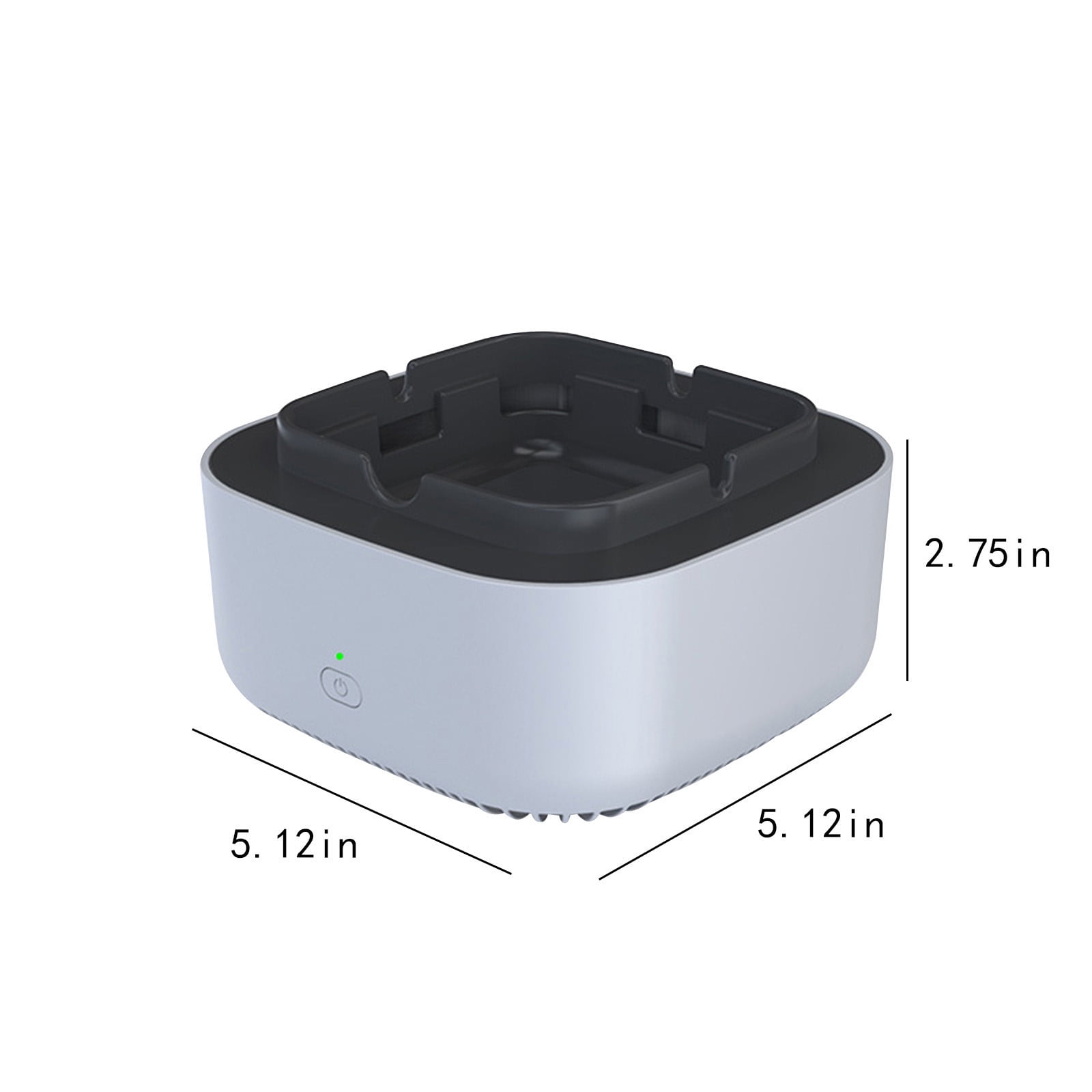 retardant cigarette ashtray Soot- Ashtray for Cigarettes, Multifunctional with Negative Ion Purifier  Aroma Diffuser, Flame Retardant Easy to Clean, for Indoor Home Office