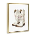 thumbnail image 2 of Stupell Industries Southwestern Boots in Bloom Gold Floating Frame Canvas Art, 25 x 31, by Svetlana Aleynikova, 2 of 8