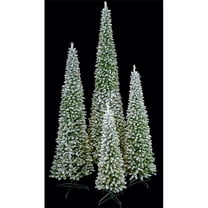 12 ft. Beaumont Pencil Tree, Flocked