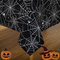 thumbnail image 3 of Halloween Tablecloth, Spider Web Print Waterproof Table Cloth, Halloween Party Decor, 3 of 8