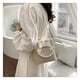 thumbnail image 4 of Bolsa De Hombro Bolsos de hombro para mujer Bolso bandolera tejido de verano de paja Bolsos tipo satchel de playa (Blanco) Ehuebsd Para Estrenar, 4 of 7