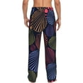 thumbnail image 3 of Balery Colorful Shells print Men's Pajama Pants,Ultra Lightweight Pjs,Lounge Pant-Small, 3 of 9