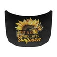 thumbnail image 2 of KUIFORTI Sunflower Car Hood Cover Protector Stretchable Hood Covers for Cars, All Weather Protection Universal Fit Sunflower Car Accessories for Women Polyester Elastic Fabrics Can be Washed, 2 of 6