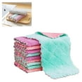 thumbnail image 4 of 20Pcs Lint Free Kitchen Cleaning Cloth Dish Towels Double Sided Water Absorption Microfiber Dish Cloths, 4 of 15