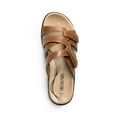 thumbnail image 4 of DREAM PAIRS Womens Casual Arch Support Slide Sandals Slip on Flat Sandals Plantar Fasciitis Soft Cushion Slippers, 4 of 8
