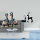 thumbnail image 2 of Figura de elefante,Figuras de elefantes,estatuas,adornos de animales,Estatua de reno,Estatua de reno negro,decoración del hogar,arte y artesanía,Figura de ciervo de resina, 2 of 8