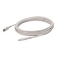 thumbnail image 1 of AddOn - Câble Lightning - 24 Broches USB-C Mâle à Lightning Mâle - 10 Pi - Blanc, 1 of 8