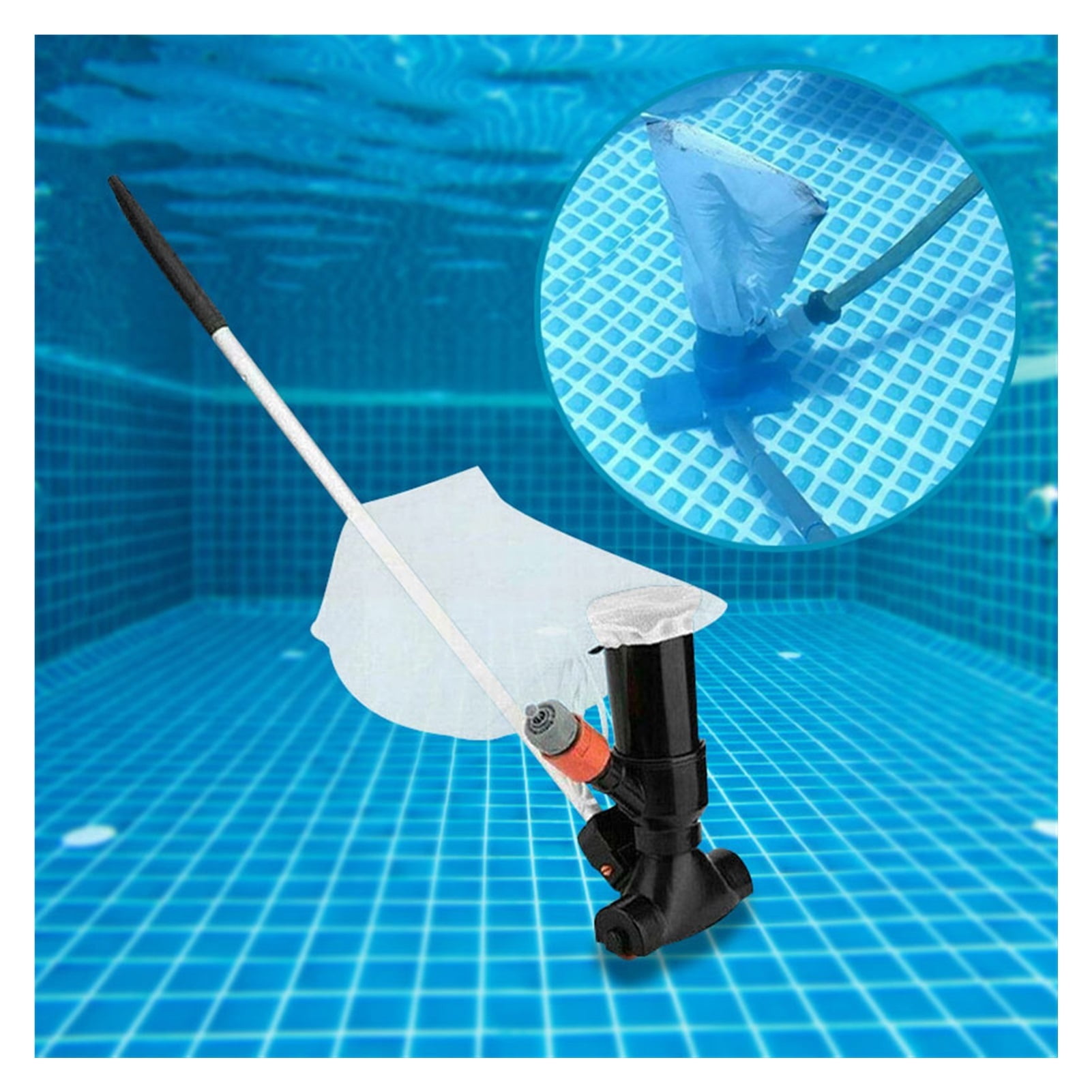 Pool Vacuum Cleaner Swimming Pool Vacuum Connector Inlet Portable Detachable Cleaning Tool Clearance Sale ,Great Suction Power
