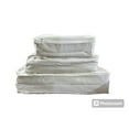 thumbnail image 2 of Forever Cotton Canvas Packing Cubes, Travel Cubes, Clothing Storage, Luggage Suitcase Organizer, Shoes Travel Bag, Packing Cubes for Travel, Travel Gift (Set of 3 (Large), Black), 2 of 10