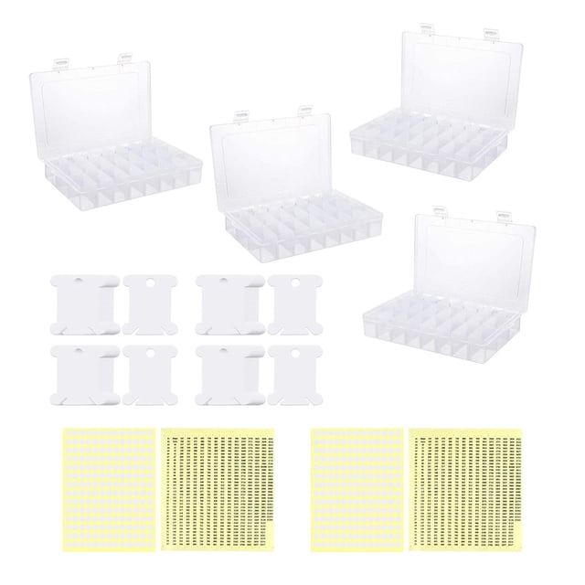 2x Caja organizadora Zulema Bobinas de hilo dental para la artesanía de costura