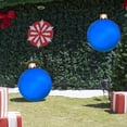 thumbnail image 5 of Bola Navideña Inflable con Luz LED Decorada PVC (45cm) Azul, 5 of 5