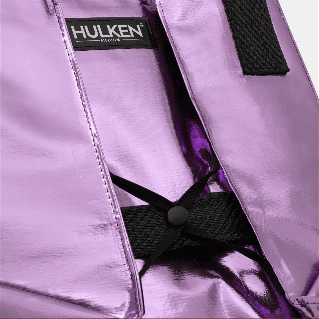 Hulken Original Rolling Shopping Tote Bag, Small, Lilac