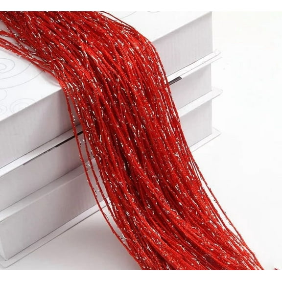 Zhuge Sequin Curtain for Doorway,Door String Curtains, 39x79 inch Hanging,Closet Bedroom Blind Living Room Divider,Window Wall Panel Fringe Backdrops Sheer no Beads Beaded Decorative,Red