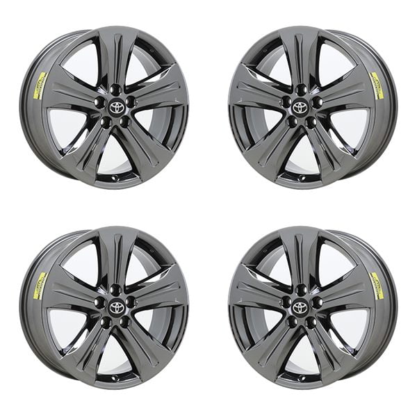 TOYOTA HIGHLANDER 2008 - 2013 PVD BLACK CHROME Factory OEM Wheels Rims ...