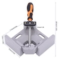 thumbnail image 4 of Goick 90 Degree Clamp,Single Handle 90° Aluminum Alloy Right Angle Woodworking Welding Corner Clamp Rotation Ja, 4 of 7