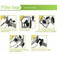 thumbnail image 4 of Type H 9067100 Vacuum Filter Bags Replacement for Shop Vac 5-8 Gallon Vacuums,Replace Part 90671 9067100, 4 of 6