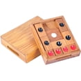 thumbnail image 4 of SENSETH Wooden Checkers Set for Kids and Family Home Travel, 4 of 7