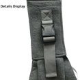 thumbnail image 3 of Fraise Dog Sling - Suitable for Small Dogs, Easily Holds 3-15lbs Pets, Adjustable Padded Shoulder Straps with Pocket, Reduce Neck Shoulder Stress, Designed for Everyday Travel (LightGray), 3 of 6