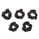 thumbnail image 2 of Elastic Hair Ties Simple Design Circular Hold Hair Accessories for Women Girls 5 Pcs, 2 of 5