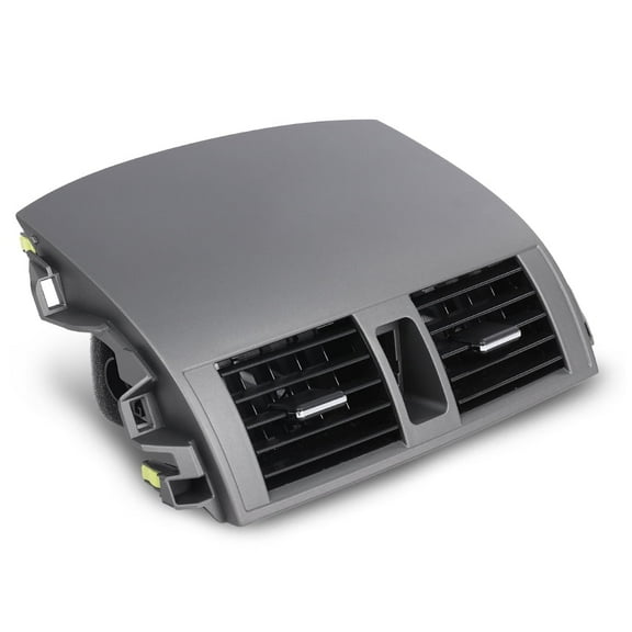 CROSSDESIGN Dash Center A/C Air Vent Upper Bezel Trim Dash Cover Fit for 2009-2011 Toyota Corolla