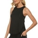 thumbnail image 3 of Tops sólidos para mujer, sin mangas, con cuello redondo, chaleco de yoga, camiseta de entrenamiento con abertura lateral Pompotops  lopia988748, 3 of 6