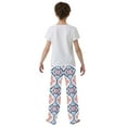 thumbnail image 5 of FORMRS Kids Pajama Pants with Pockets Size 13-14Y Boys Lounge Sleep Bottoms, Mosaic Flowers Pattern, 5 of 8